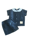 TITI DE LA LUNE T-shirt / Top BLEU Manche courte ENFANT pour 18€