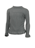 Nocollection Pull Gris Col Ron