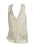 Mitzu Gilet Ecru Gilet Femme