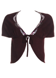 Pennypull Gilet Prune Cardigan