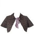 Noa Noa Gilet Marron Bolero Fe
