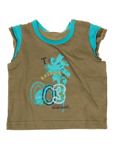 3 Pommes T-shirt / Top Kaki De