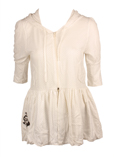 Chipie Gilet Blanc Cardigan Fe