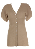 Finette Gilet Beige Cardigan F