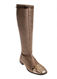 Hogan Chaussure Or Botte Femme