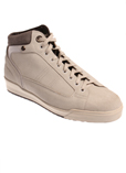 Santoni Chaussure Blanc Basket