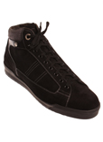Santoni Chaussure Noir Basket 