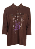 Basler T-shirt / Top Marron Po