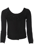Malou Manay Gilet Noir Cardiga