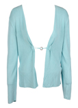 Donna Gilet Turquoise Cardigan