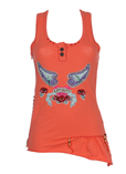 Louise Fd T-shirt / Top Orange