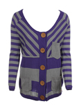 Kana Beach Gilet Violet Cardig