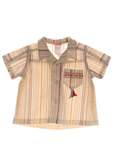 Catimini Chemise Beige Manche 