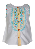 MAYORAL Chemisier / Tunique BLANC Chemisier san manche FILLE pour 9€
