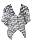 Quattro Gilet Gris Cardigan Fe