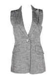 I Blues Gilet Gris Gilet Femme