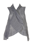 Cannisse Gilet Gris Gilet Femm