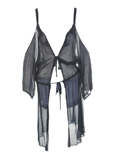 Le Gatte Jeans Gilet Bleu Mari