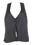 Sarah Pacini Gilet Anthracite 
