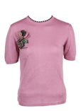Donna Pull Vieux Rose Col Rond