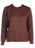 Griffon Pull Marron Col Rond F