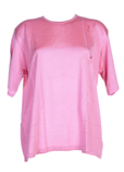 Griffon Pull Rose Col Rond Fem