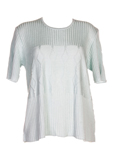 Griffon Pull Bleu Col Rond Fem