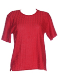 Griffon Pull Rouge Col Rond Fe