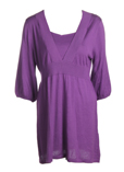 August Silk Tunique Parme Tuni
