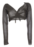 Sarah Pacini Gilet Kaki Cardig