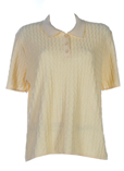 Griffon Pull Jaune Col Chemisi