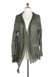 Sml Gilet Kaki Cardigan Femme