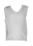 Catimini Pull Blanc Col V Garc