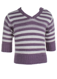 Ikks Pull Violet Col V Fille