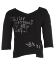 Ikks Pull Noir Col V Garcon