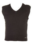 Jean Bourget Pull Noir Col V G
