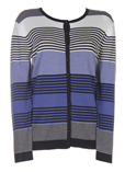 Brandtex Gilet Bleu Cardigan F