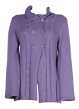 Finette Gilet Parme Cardigan F