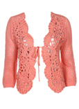 Finette Gilet Saumon Cardigan 