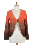 Felino Gilet Orange Cardigan F