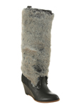 Meger Chaussure Noir Botte Fem