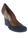 Pura Lopez Chaussure Bleu Esca