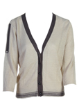 Maxmara Gilet Beige Cardigan F