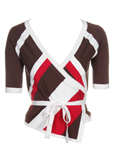 Maxmara Gilet Chocolat Cache-c