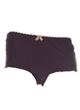 Fauve Lingerie Aubergine Short