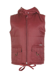 Alphabet Gilet Bordeaux Gilet 