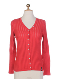 Dorotennis Gilet Brique Cardig