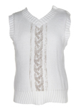 3 Pommes Pull Taupe Col V Garc