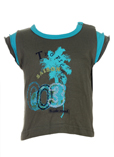 3 Pommes T-shirt / Top Vert Fo