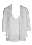 Maxmara Gilet Ivoire Cardigan 